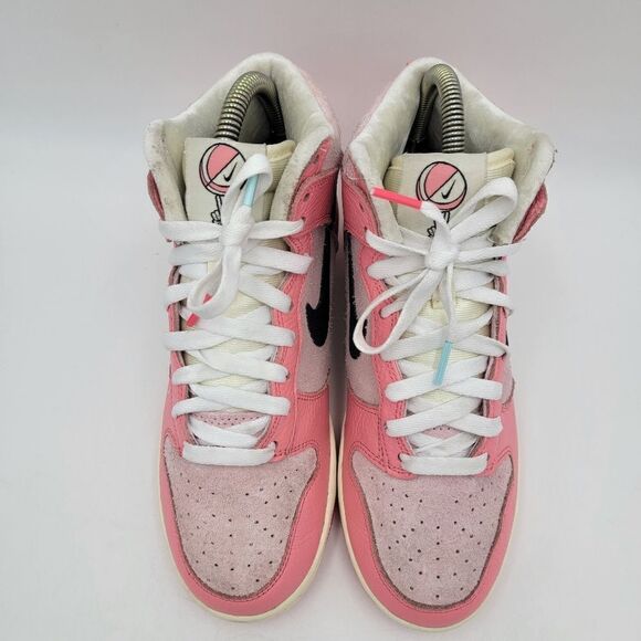 Nike Dunk High‎ Hoops Pack Pink DX3359-600 Womens Shoe size 7 Sneakers - Picture 2 of 13